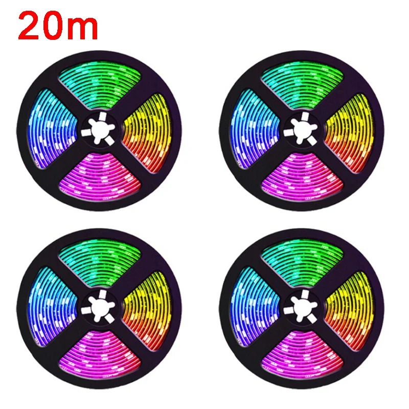 Промо-акция! RGB светодиодные ленты меняющие цвет музыка синхронизация цветов для