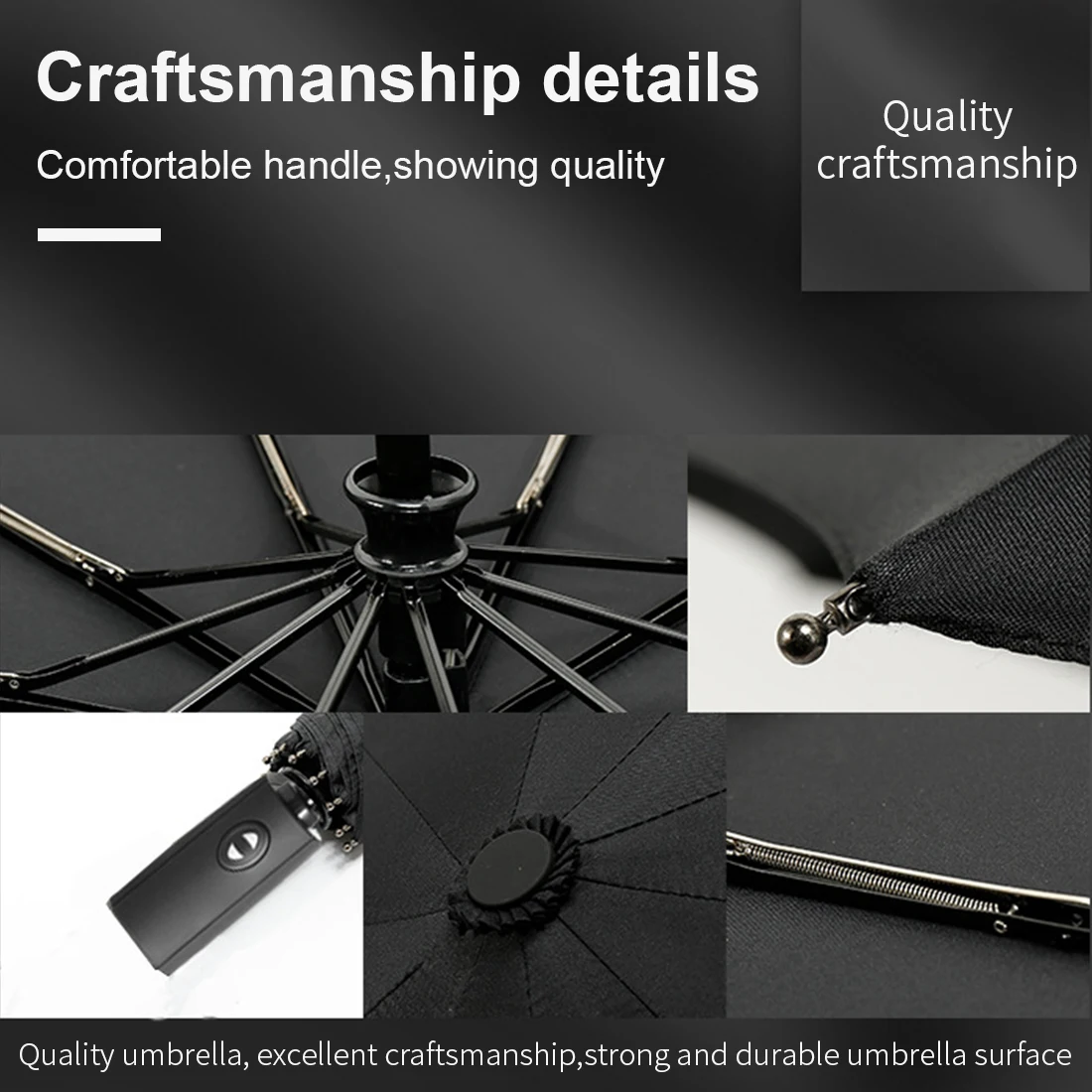 

1pc Windproof Double Automatic Folding Umbrella Female Male Ten Bone Car Luxury Business Umbrella Men Rain Women Parasol 4 Color