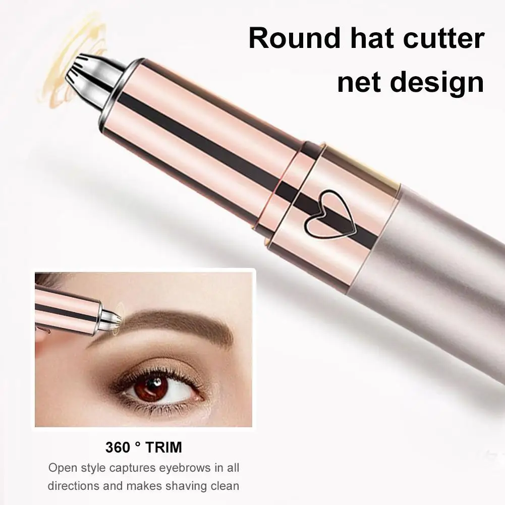 

Electric Eyebrow Trimmer Painless EyeBrow Epilator Mini Shaver Razors Facial Hair Remover Women Depilator USB Rechargeable