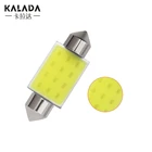 1X C5W C10W гирлянда из початков светодиодный автомобильный Светильник лампы 31 36-39-41 мм авто номер потолок без ошибок Интерьер лампа для чтения автомобиля Белый 6500K