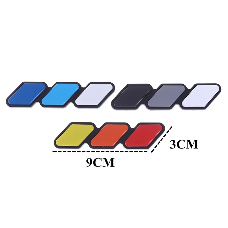 

1set Auto Car Grille Badge Network logo grille refitting Car Logo Three Color Car Sticker Decal For Tacoma / 4Runner / Tundra