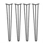 Ножки для мебели 4 шт.компл. 812162830 дюймов, шпильки из металла, черные и белые, однотонные железные ножки для стола, для ноутбука, против царапин