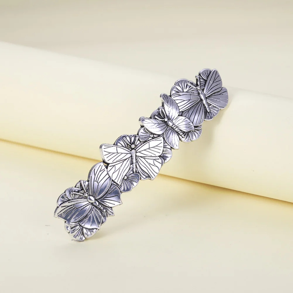 Женская винтажная Тиара для волос Skyrim металлическая заколка-бабочка невесты