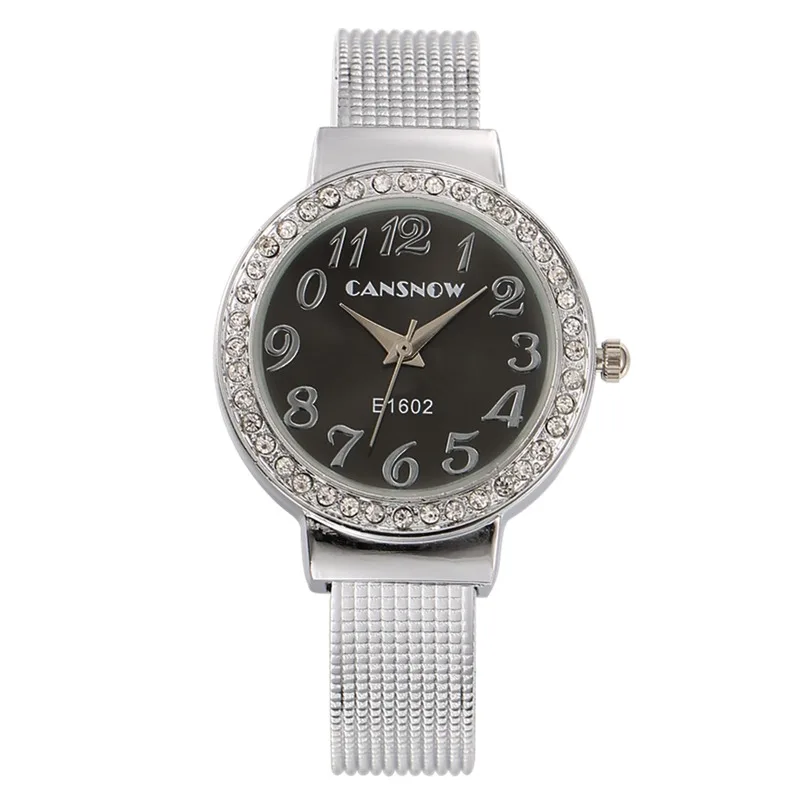 

Fashion Elegant Ladies Women Dress Watch Bracelet Watches Luxury New Small Dial Silver Wristwatch Stainless Steel With Crystal