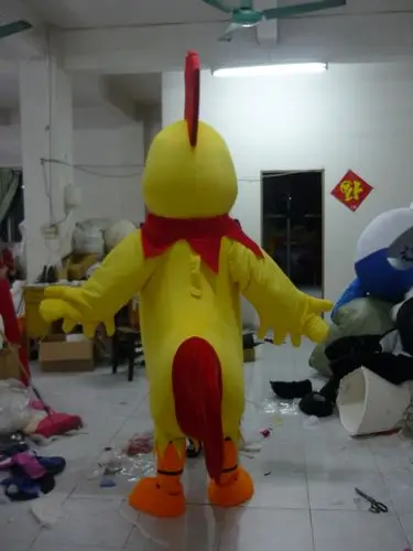 Classic Version big mouth cock man Mascot Costume Adult Halloween Birthday party cartoon Apparel Cosplay Costumes