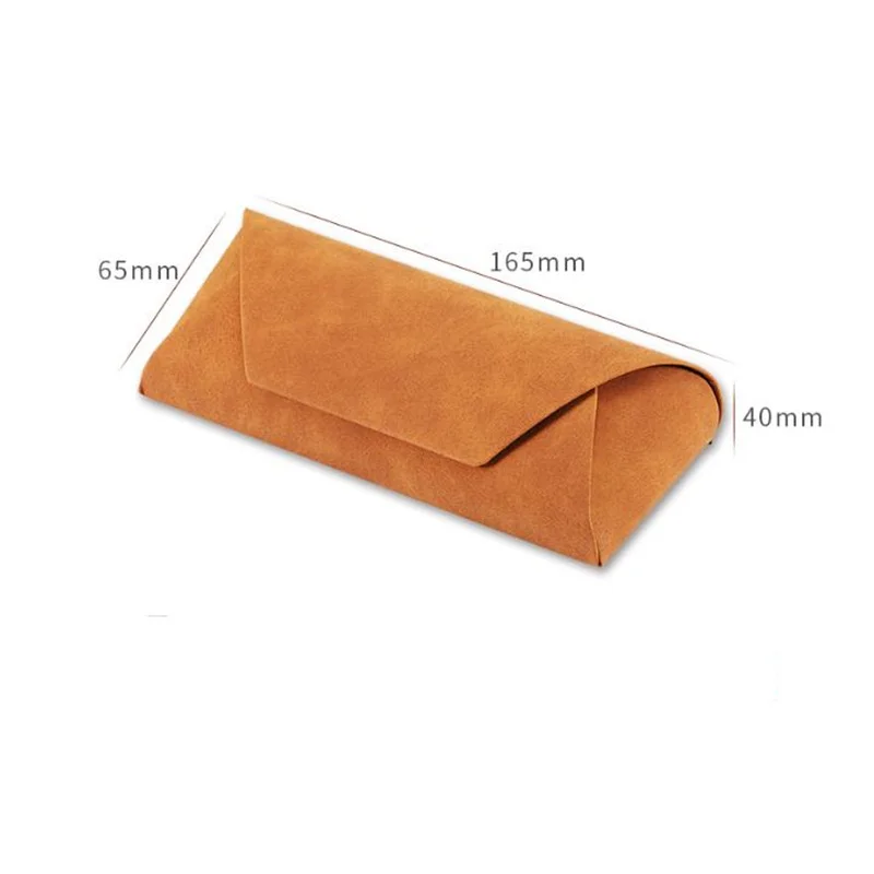 

Fashion Men Women Glasses Case PU Leather Cover Sunglasses Case Portable Soft Glasses Box Pouch Bag Accessories