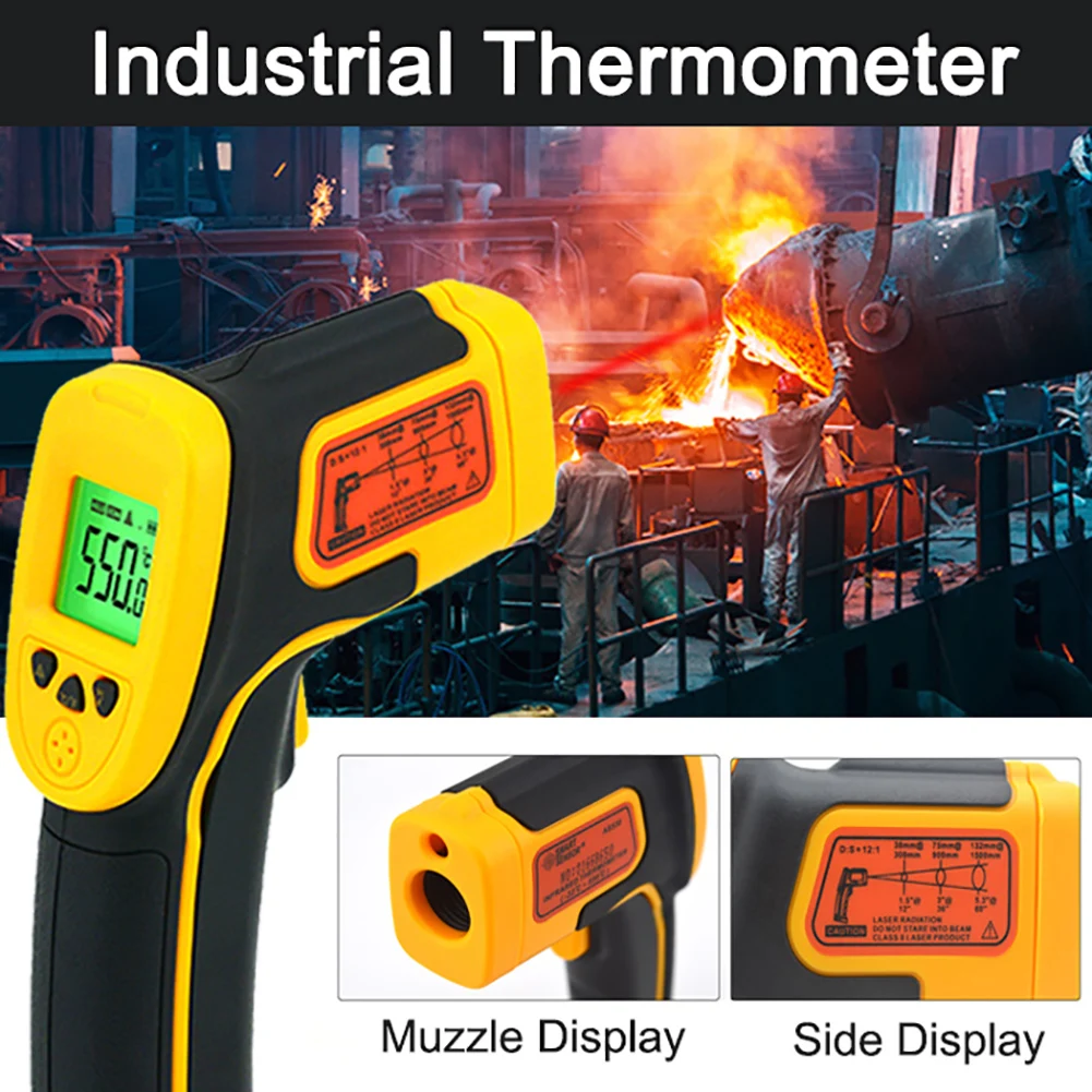 Промышленный термометр с умным датчиком цифровой ЖК ручной измеритель