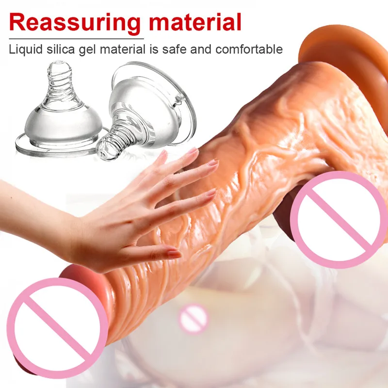 Auto Telescopic Heating Penis Vibrator Masturbation Realistic Huge Dildo G Point Real Dick Peristalsis Adult Sex Toys For Women | Красота и