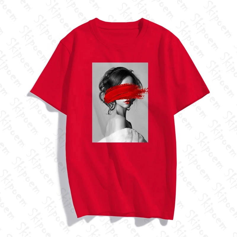 Женская футболка хлопковая летняя цветная винтажная Эстетическая Футболка