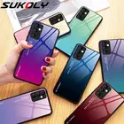 Чехол для Samsung Quantum 2, A82, A52, A72, A42, 5G, A21S, A51, A71, закаленное стекло, чехол для S21, S20 FE, Note 20 Ultra