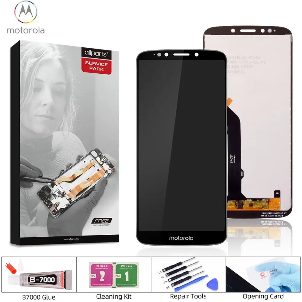 6," ЖК-дисплей для Moto E5 Plus, сенсорный экран, дигитайзер для Motorola Moto E5 Plus, ЖК-дисплей, запасные части XT1924