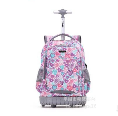 18 inch 18 дюймов, школьный рюкзак на колесиках, сумки для подростков, дорожная сумка на колесиках, Детский рюкзак на колесиках, сумки для школы, сумка на колесиках - Цвет: 18 inch
