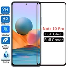 Закаленное защитное стекло 9d для xiaomi redmi note 10 pro, чехол для readmi redmy not 10pro, защитный чехол для телефона