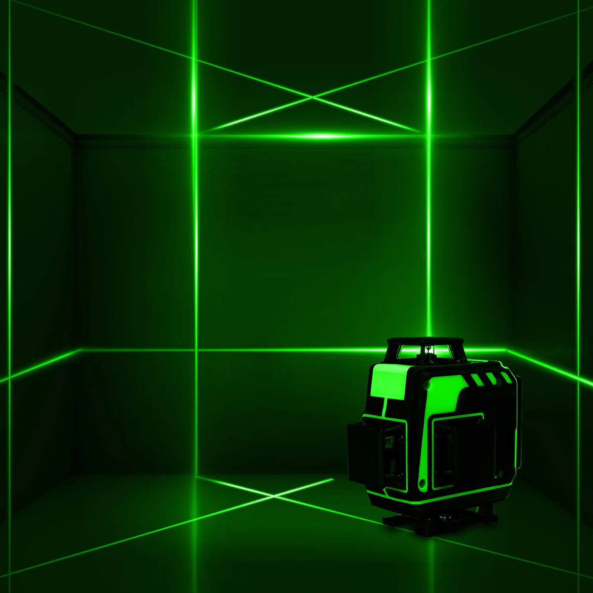 Лазерный уровень FASGet горизонтальный и вертикальный самонивелирующийся 4D лазер 16