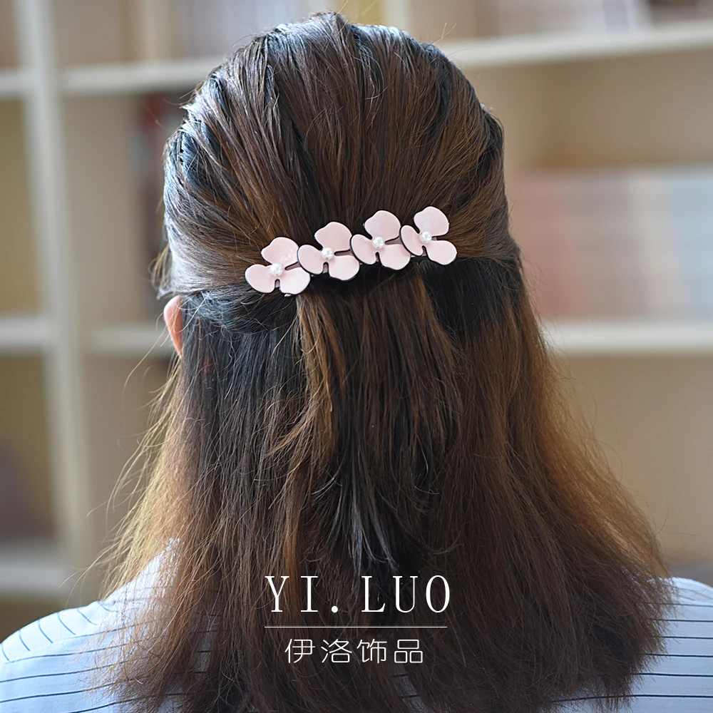 Женские аксессуары для волос Высококачественная заколка с милыми жемчужинами и