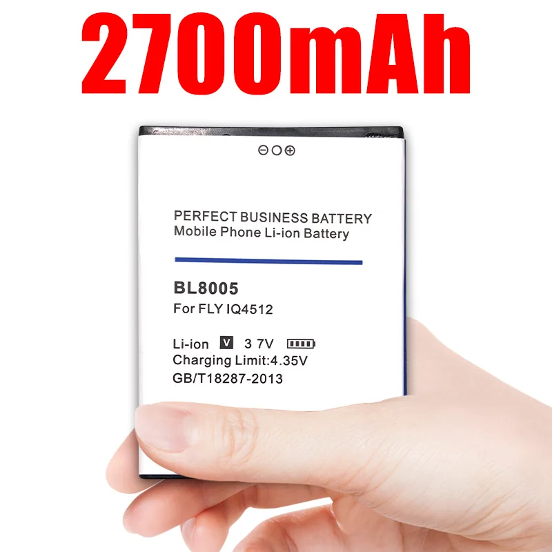 Высококачественный литий-ионный аккумулятор для Телефона Fly Iq4512 2700 мАч Bl8005 Bl 8005 |