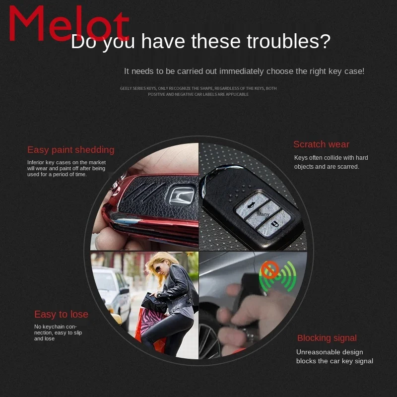 

Applicable to Key Cover High-End GL Car Key Case X3x6 Bin Yue GS Key Cover
