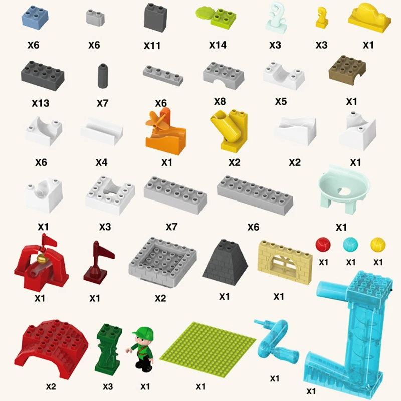 Конструктор Marble Race Run Детский конструктор с музыкальной горкой | Игрушки и хобби