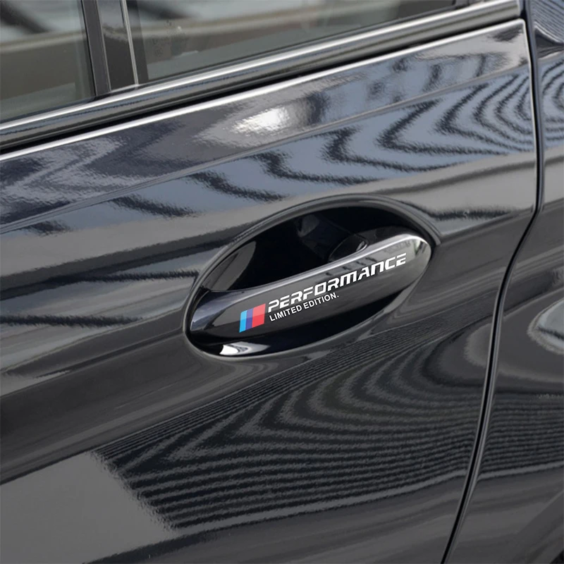 4 шт. наклейки на дверные ручки BMW M3 M5 M6 X1 X3 X5 E34 E39 E36 E60 E90 E46 F30 F10 | Автомобильные