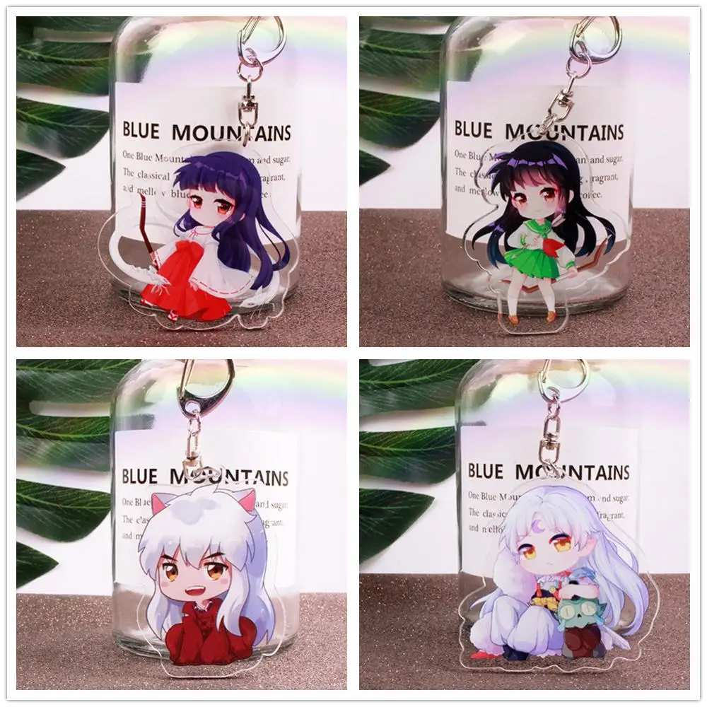 Аниме Inuyasha Sesshoumaru Милая акриловая фигурка подвеска брелок украшение