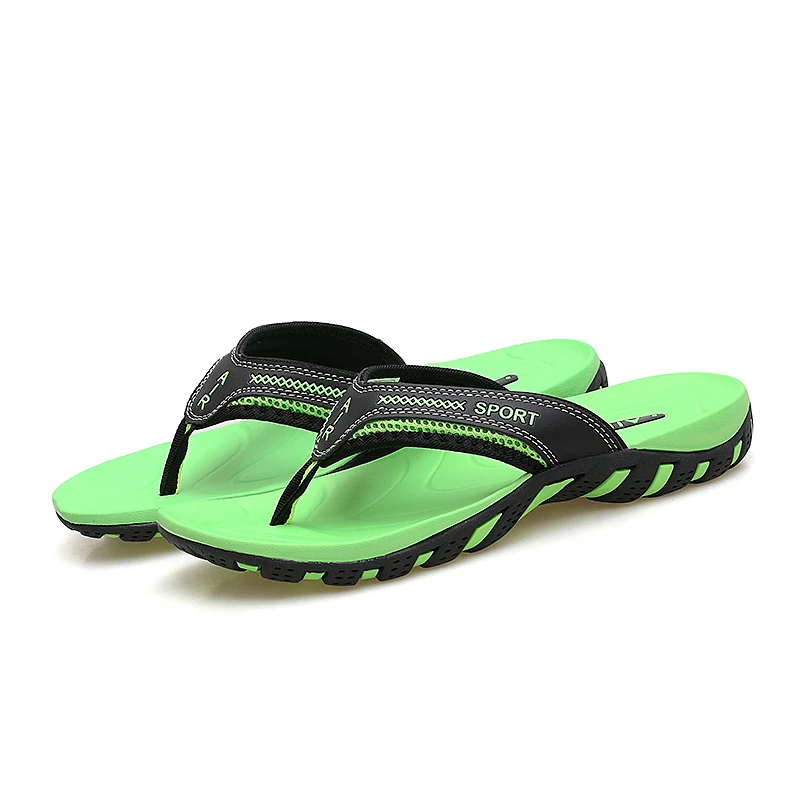 Мужские летние легкие шлепанцы с открытым носком слипоны пляжные лоферы тапочки