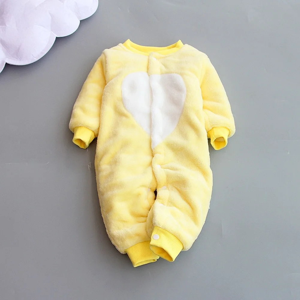 

2021 New Cute BABY Newborn Baby Boy Girl Clothes Long Sleeve Hoddies Solid Color Baby Romper Clothes Autumn Winter Wear