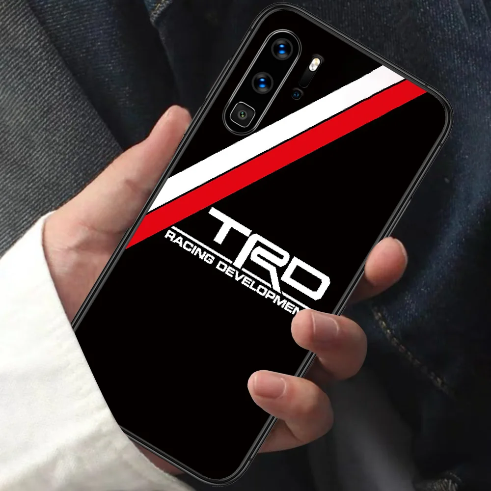 

Toyotas Car Phone Case For HUAWEI P 9 10 20 30 40 Lite smart Pro Z 2019 Nova 5T 6 7 i black Coque Trend Shell Painting Back Tpu