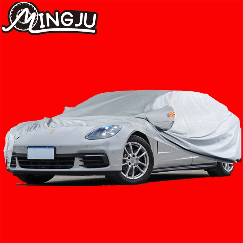 Cawanerl Full Car Cover SUV Anti UV Rain Sun Snow Frost  Oxford cloth Cover Sunshade Dustproof For Porsche Panamera Accessories