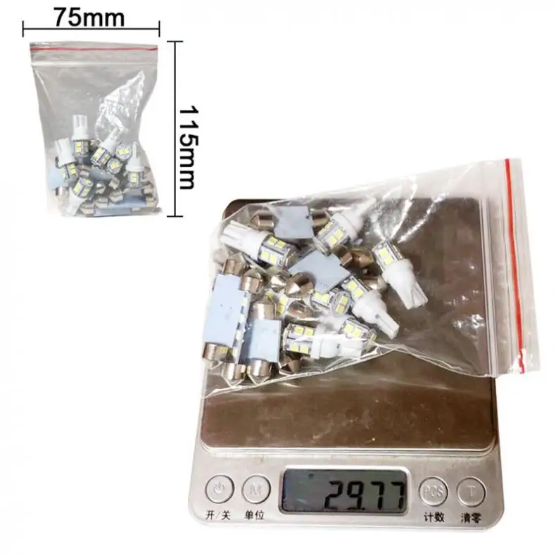 

20pcs White LED Light Interior Package Kit for T10 & 31mm Map Dome + License Plate