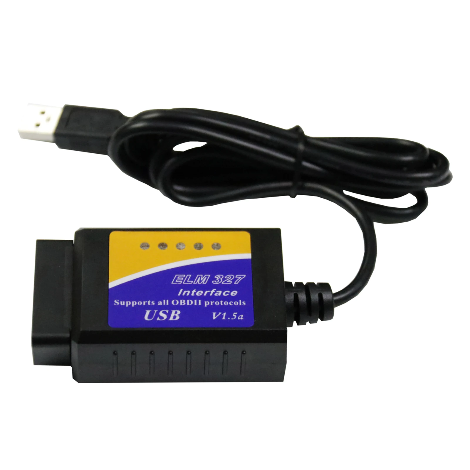Скидка ELM327 USB кабель диагностический интерфейс OBD2 / OBDII V1.5 автомобильный