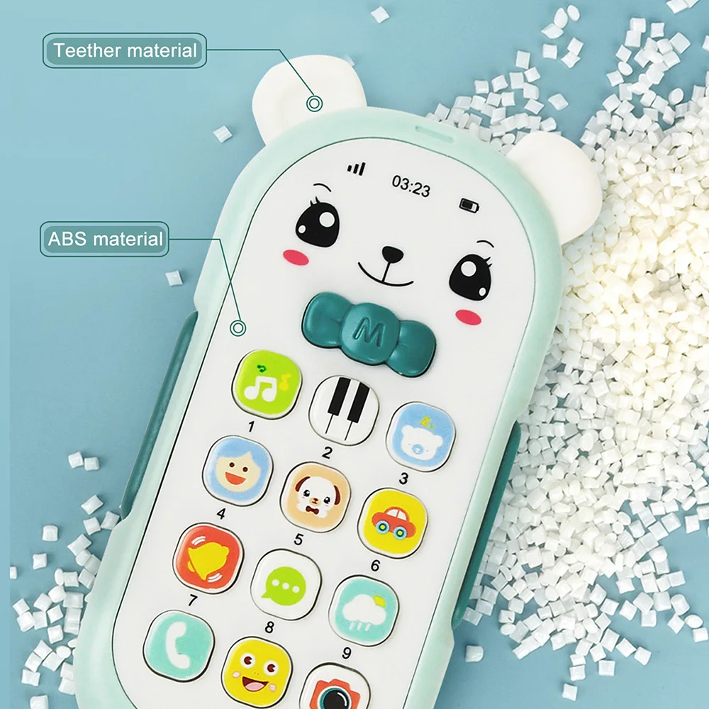 

Baby Phone Toy Telephone Music Sound Machine for for Kids Infant Early Educational Mobile Phone Toys Gift