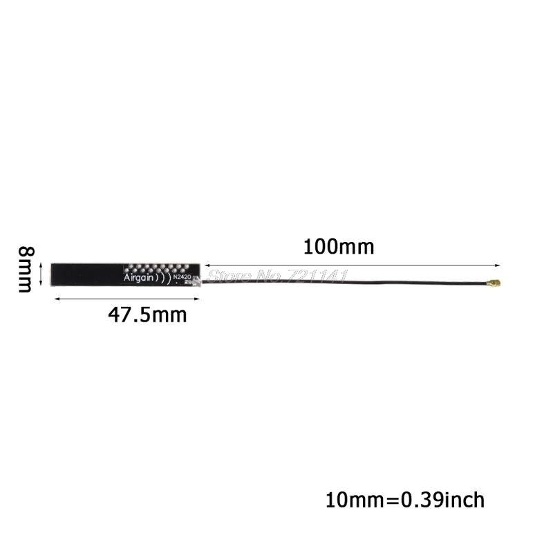 

5PCS 4dBi WIFI Internal Antenna PCB Built-in Aerial 2.4Ghz IPX IPEX Airgain Omni Antenna UFL Connector Dropship