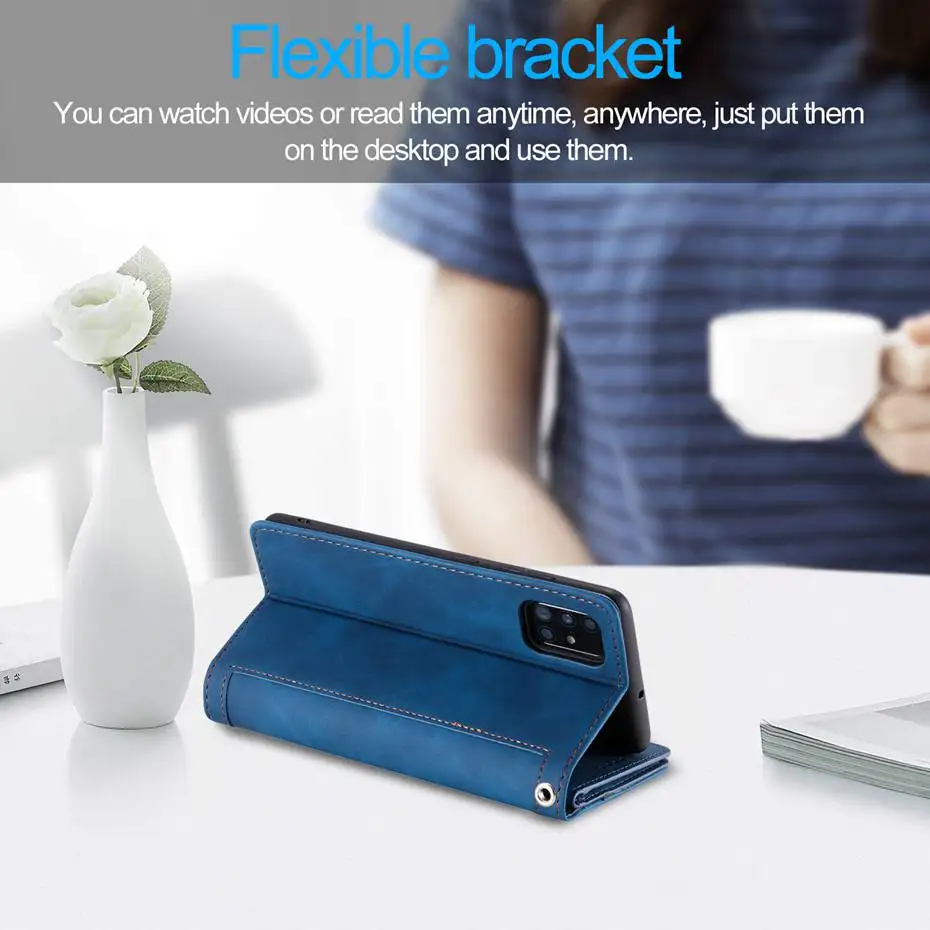 zipper wallet leather case for samsung galaxy a72 a52 5g flip case for samsung galaxy a72 a52 5g phone coque free global shipping