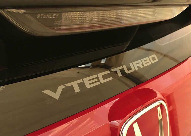 Подлинная HONDA CDM VTEC TURBO- CIVIC FC1 FK7 Тип R FK8 наклейка OEM наклейка на окно
