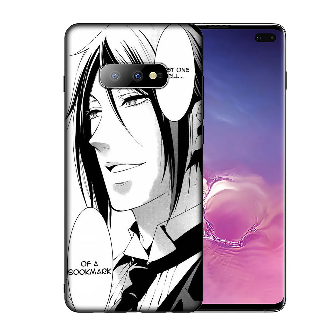 IYICAO Black Butler Anime Soft Silicone Phone Case for Samsung Galaxy S20 Ultra S10 Lite S9 S8 Plus S6 S7 Edge S10e Cover |