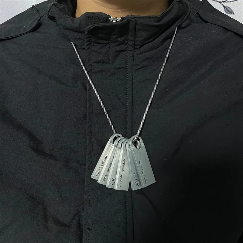 

Popular game Death Stranding Necklace Sam Norman Reedus Fomulas Multi Pendant Necklace Men's Classic Hip Hop Jewelry Necklace
