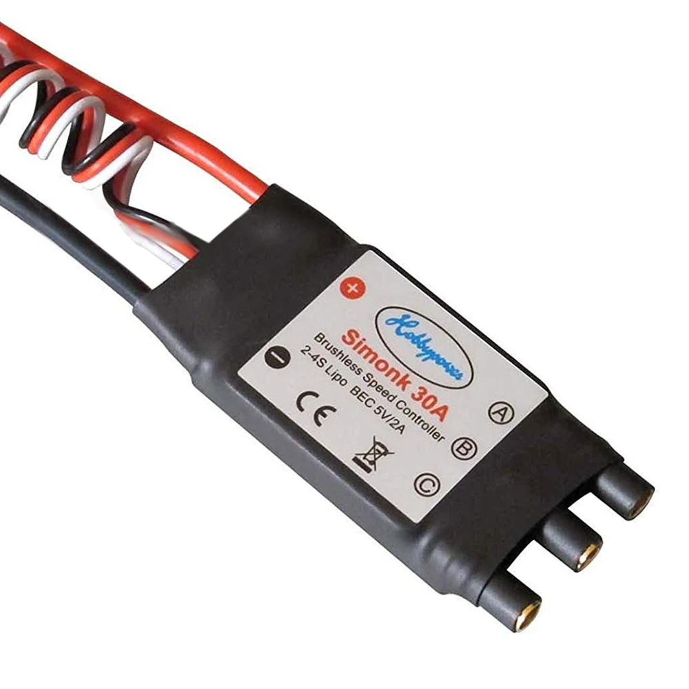 Контроллер скорости бесщеточный HP SimonK 30A ESC BEC 2A для квадрокоптера F450 X525 |