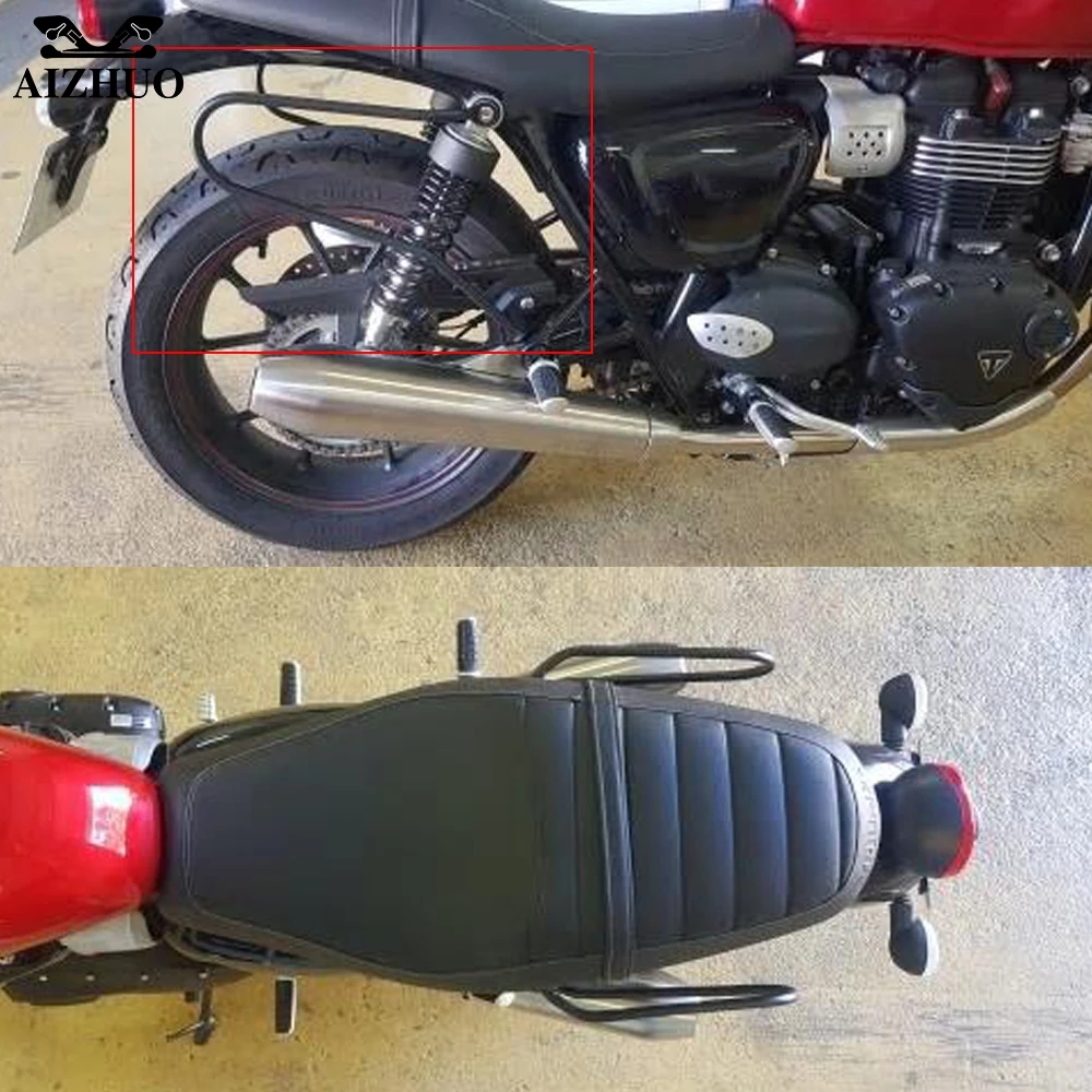 

Motorcycle FOR Triumph Bonneville T100 T120 Saddlebag Supports Guard Bars Bracket Thruxton Street Twin Street Cup 2016-2018 2019