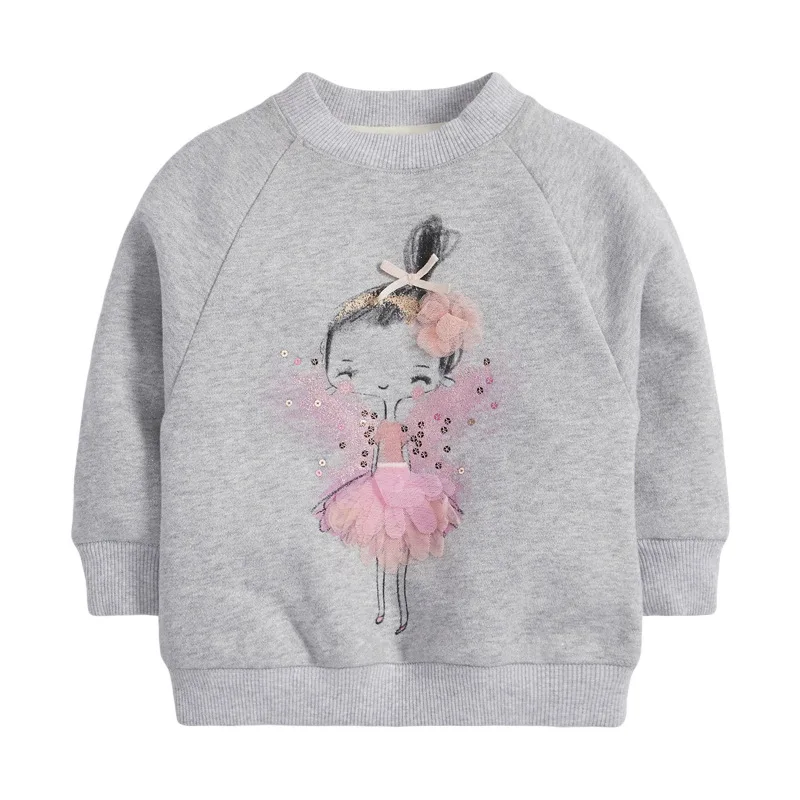 

Little Maven children's sweater autumn winter children's sweater girls' long sleeve round neck fleece children's sweater C0311