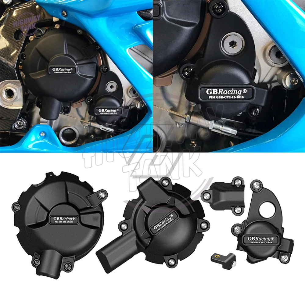

Motorcycle Engine Secondary Cover Protector Set Case for BMW S1000RR S1000 RR 2019-2020 for GBRacing