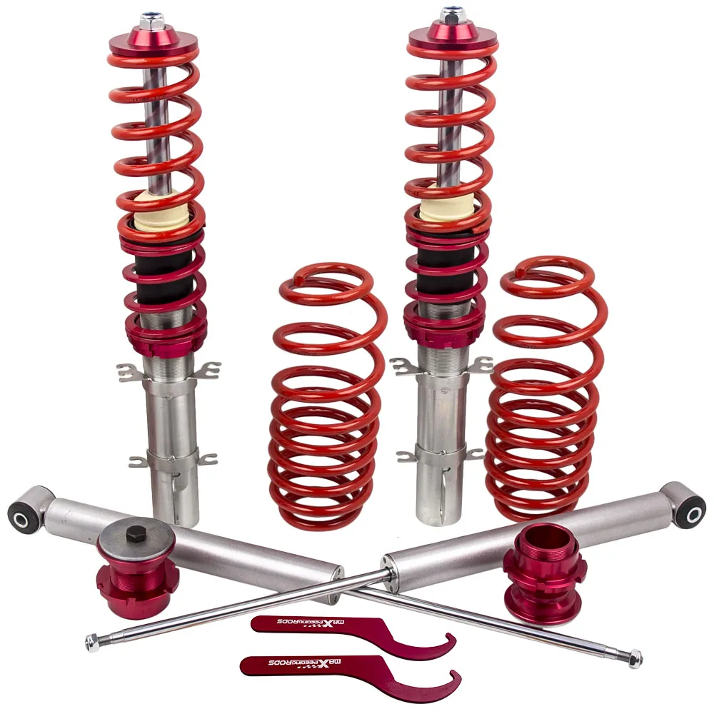 

Adjustable Coilovers Shock Suspension Kit for VW Golf Jetta MK4 1998-2007 Spring Shock Struts Suspension Shock Springs