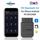 ELM327 Bluetooth 4,0 V1.5 для IPhone и Android с чипсетом PIC18F25K80 бесплатное приложение для считывания кодов FasLink PK ICar2 ELM327 инструменты