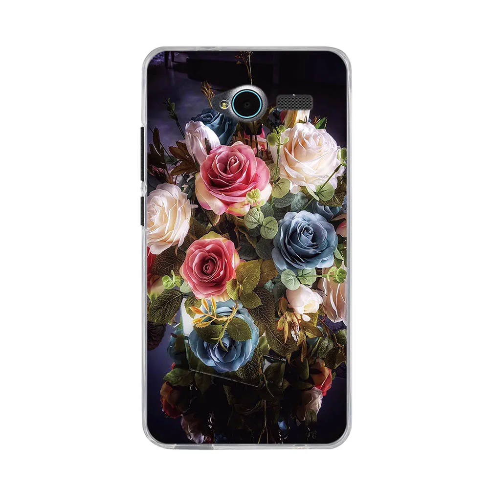 Мягкий силиконовый чехол из ТПУ с 3d-рельефным рисунком для ZTE Blade L3 | Мобильные