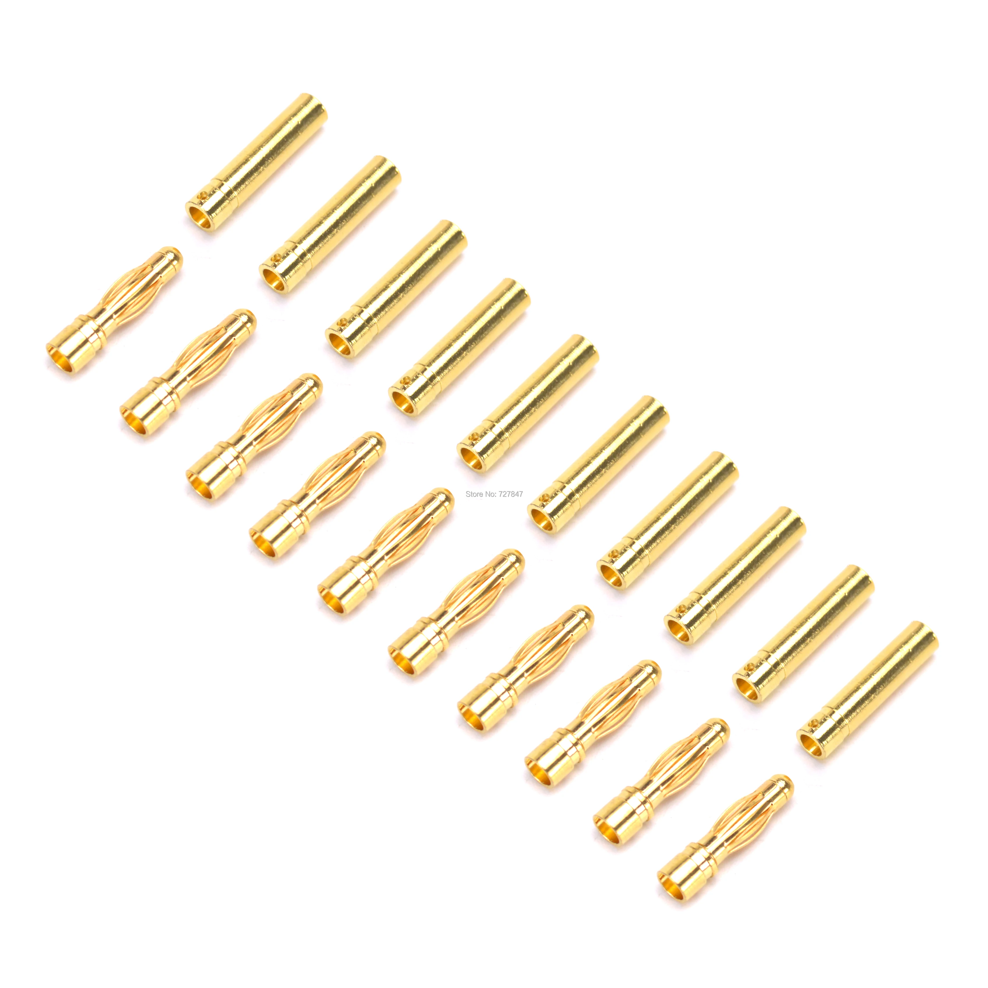 Штепсельная вилка типа банан золотого цвета 20 шт./лот 4 0 мм для батарей ESC Lipo