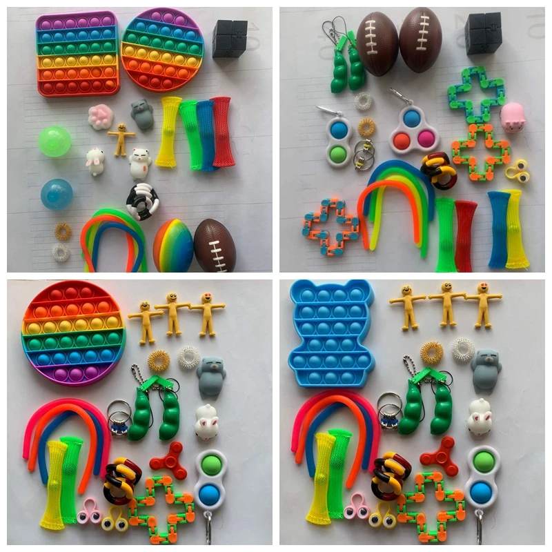 

Подарок для взрослых и девочек, детские сенсорные игрушки-антистресс, набор игрушек для снятия стресса, игрушки для снятия стресса