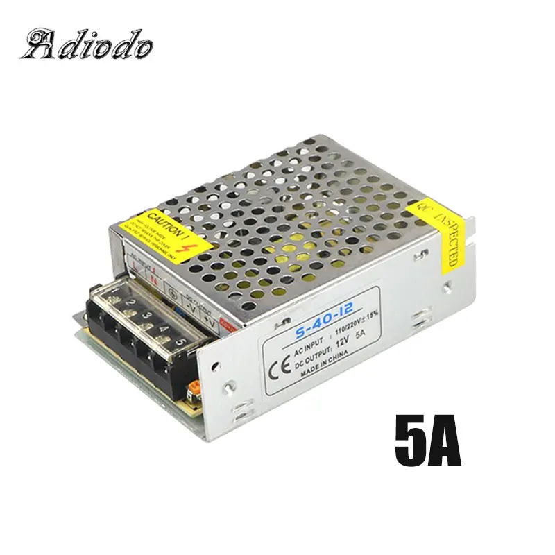 1A 2A 3A 5A 10A DC12V переключатель питания Светодиодные полосы света Светодиодная лента