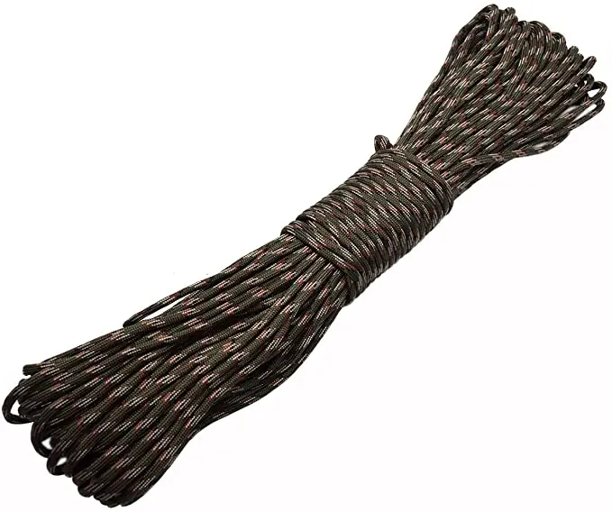 

Camouflage 100Meter Paracord 4mm 550 Parachute Cuerda Lanyard Mil Spec Type III 7 Strand Camping Survival Equipment Tents Rope