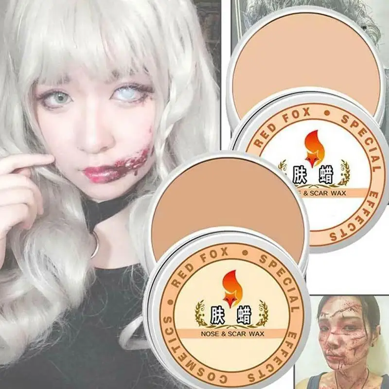 Платье для Хэллоуина с имитацией шрамов Восковая краска лица водостойкая