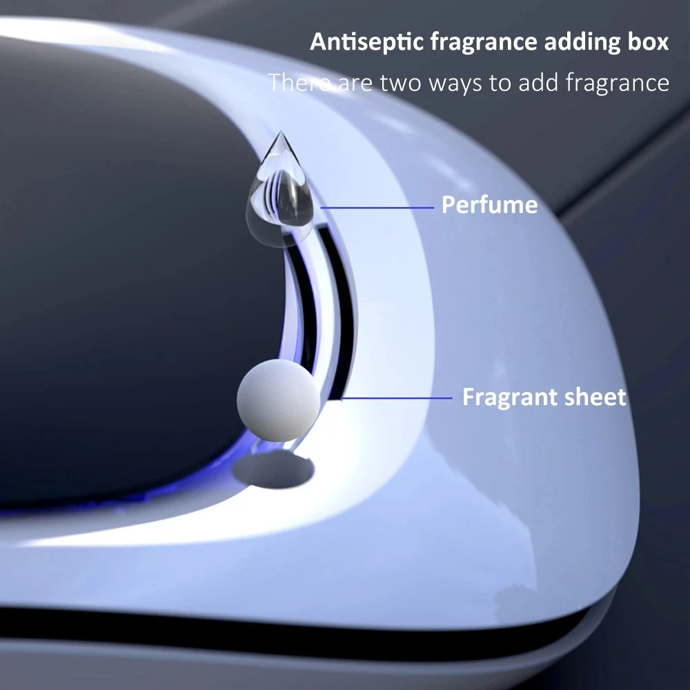 New Solar Car Air Purifier Car Removes Formaldehyde PM2.5 Odor Anion Oxygen Bar Purifier For Home Office Air freshencer