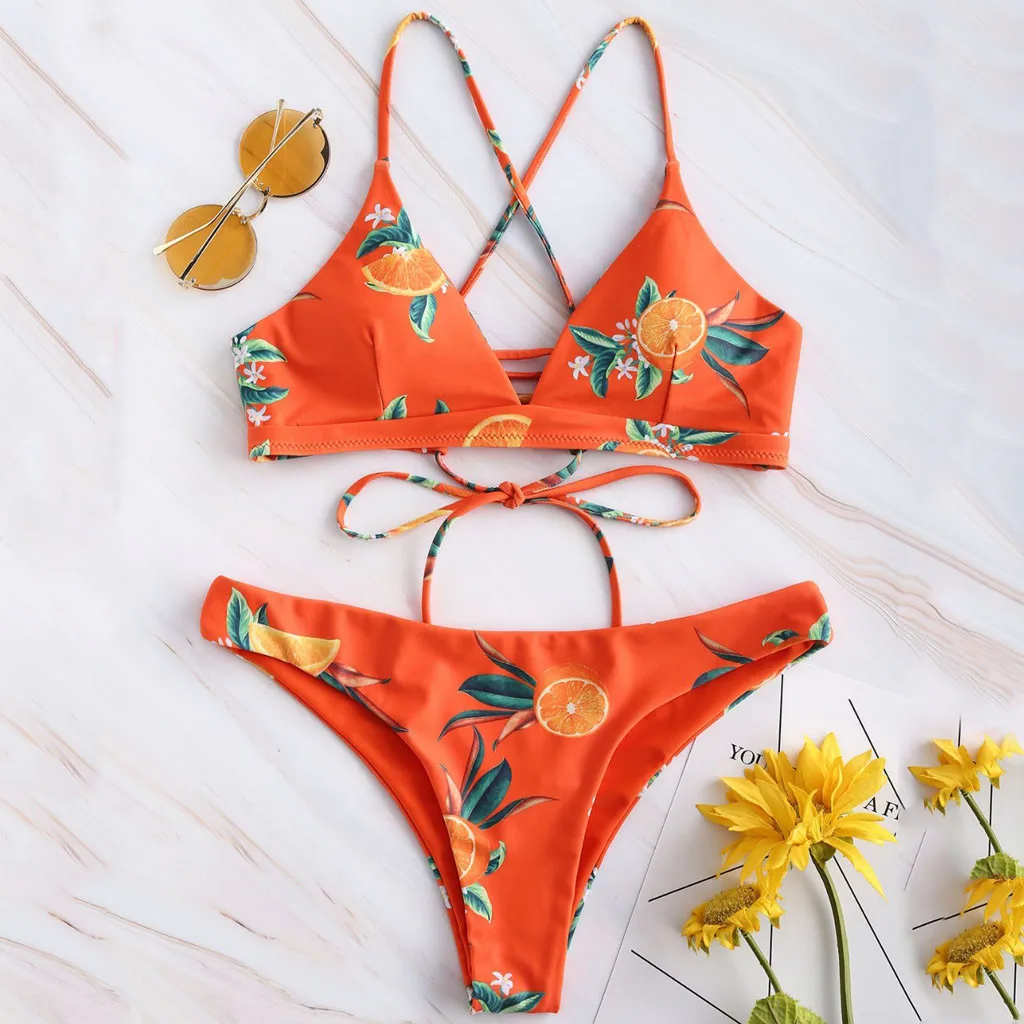 Женский купальник бикини пляжная одежда высокая талия сексуальный черный на